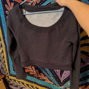 Cropped Lulu crewneck